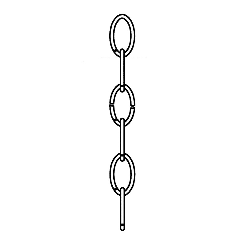 Generation Lighting 9100-839 Replacement Chain Decorative Chain, Blacksmith