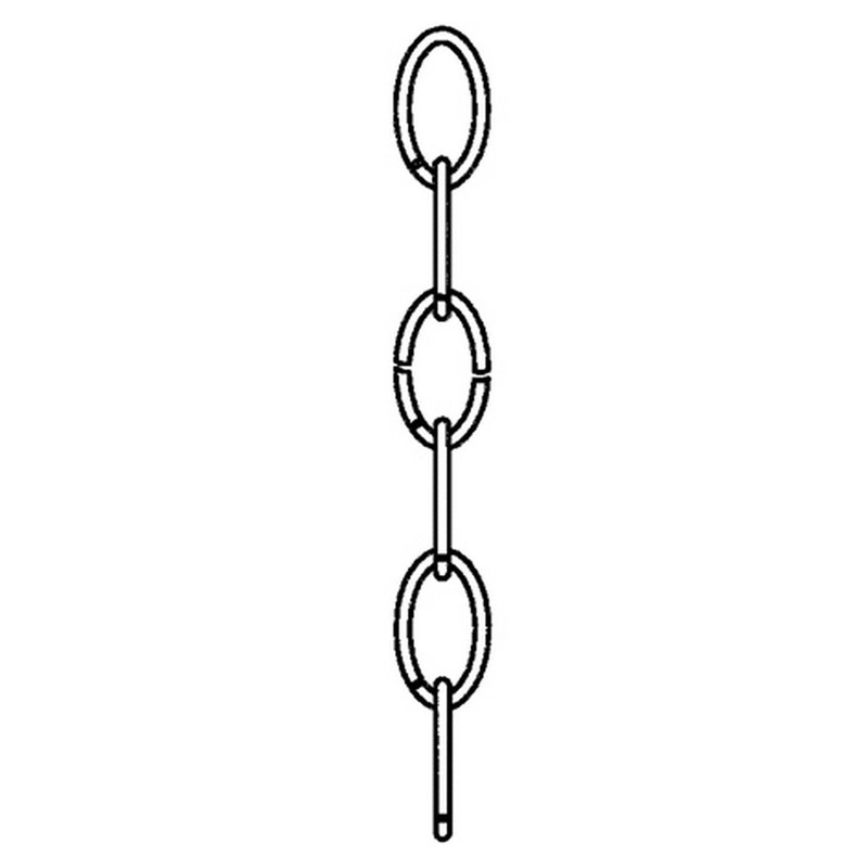Generation Lighting 9100-848 Replacement Chain Decorative Chain, Satin Brass