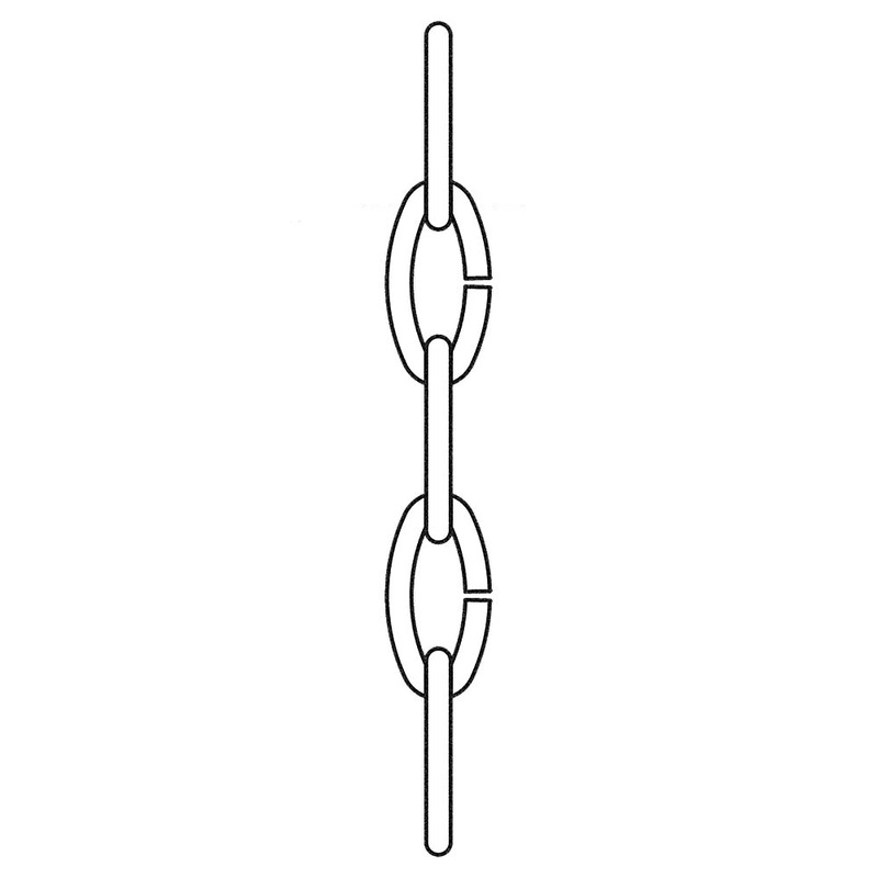Generation Lighting 9116-710 Replacement Chain Decorative Chain, Bronze