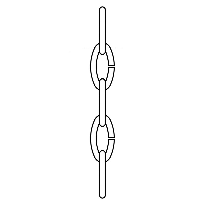 Generation Lighting 9116-839 Replacement Chain Decorative Chain, Blacksmith