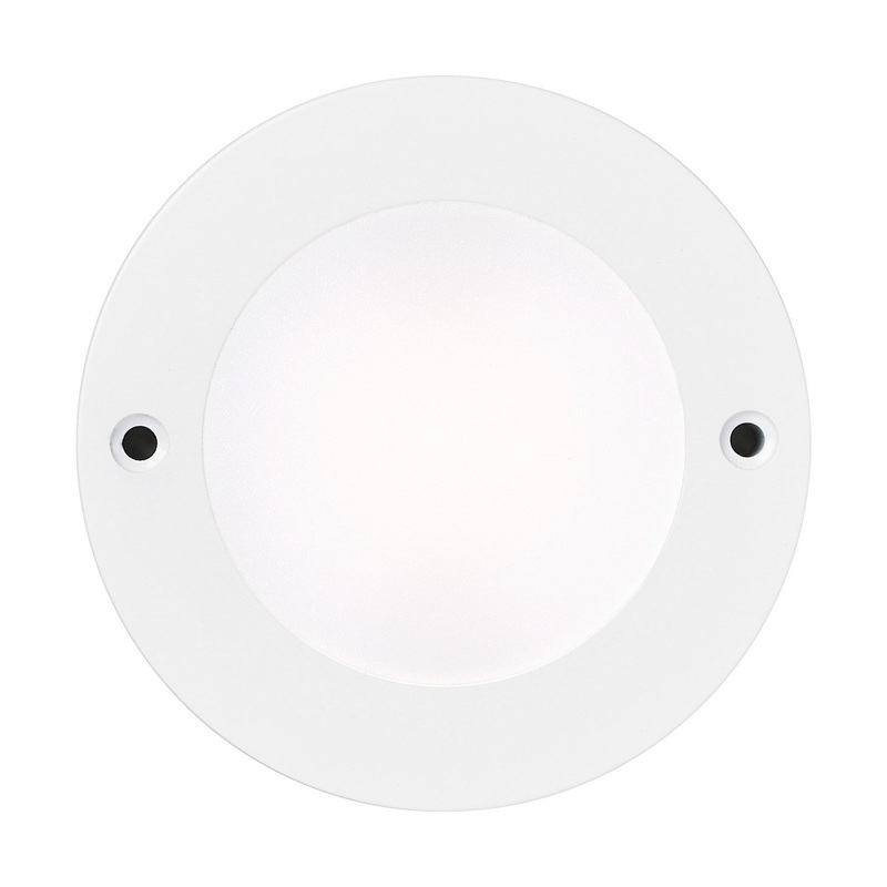 Generation Lighting 984100S-15 Disk Lighting LED Disk Light, White
