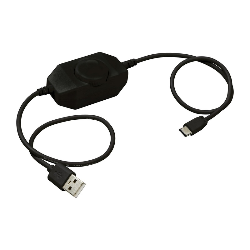 Generation Lighting 984101S-12 Disk Lighting In-Line Dimmer, Black