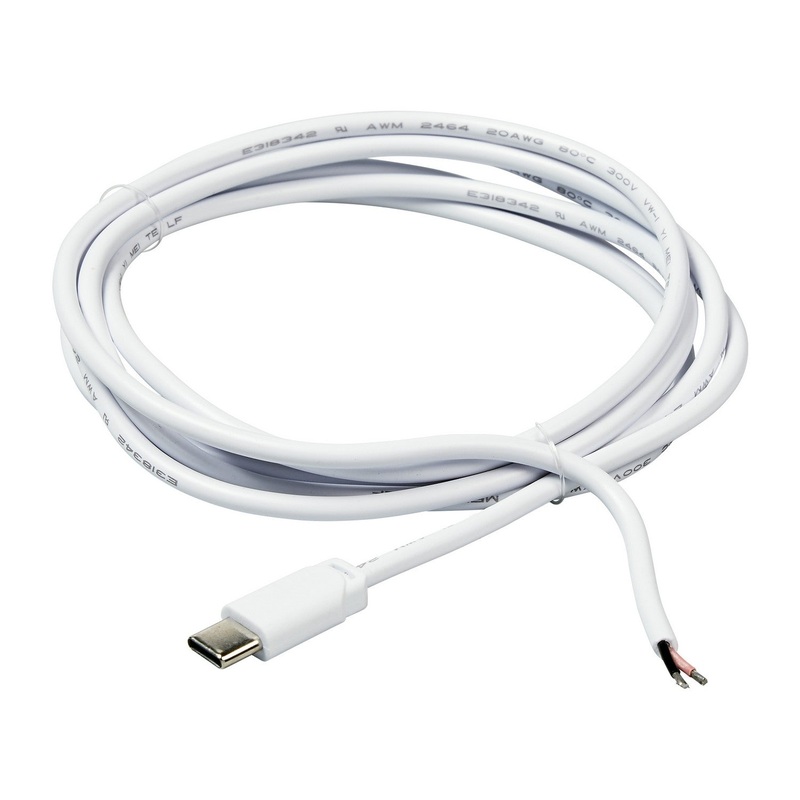 Generation Lighting 984172S-15 Disk Lighting Power Cord, White