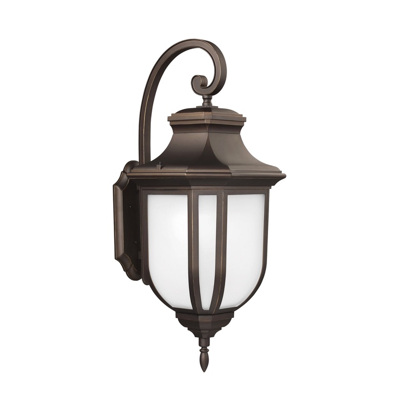 Generation Lighting 8636301EN3-71 Childress One Light Outdoor Wall Lantern, Antique Bronze