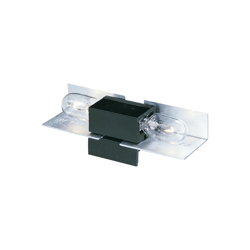 Generation Lighting 9428-12 Lx Wedge Base Lamp holders Wedge Base Lamp Holder, Black