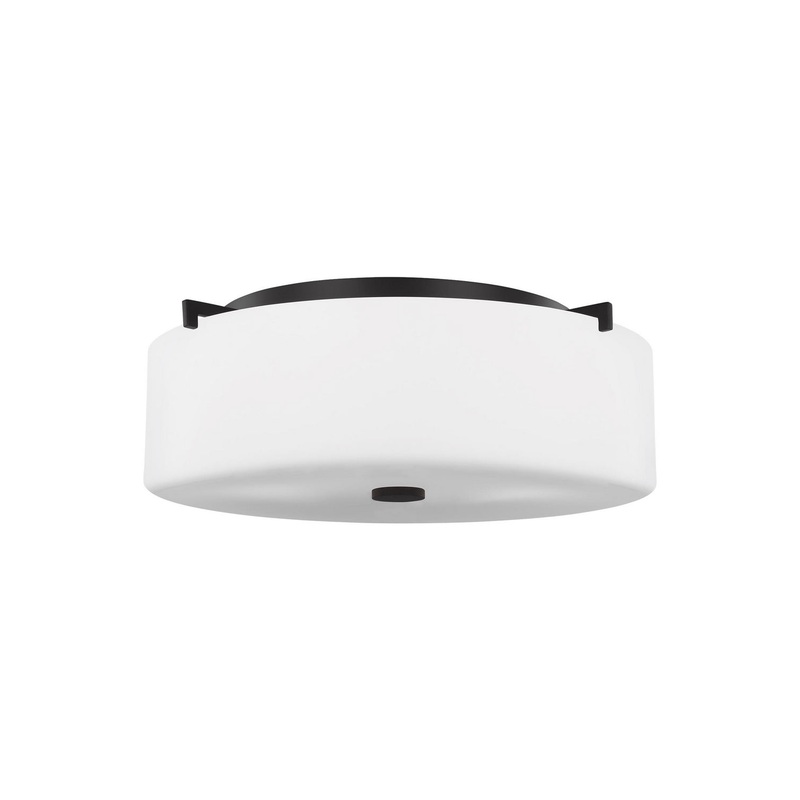 Generation Lighting FM312ORB Sunset Drive Three Light Flush Mount, Oil Rubbed Bronze