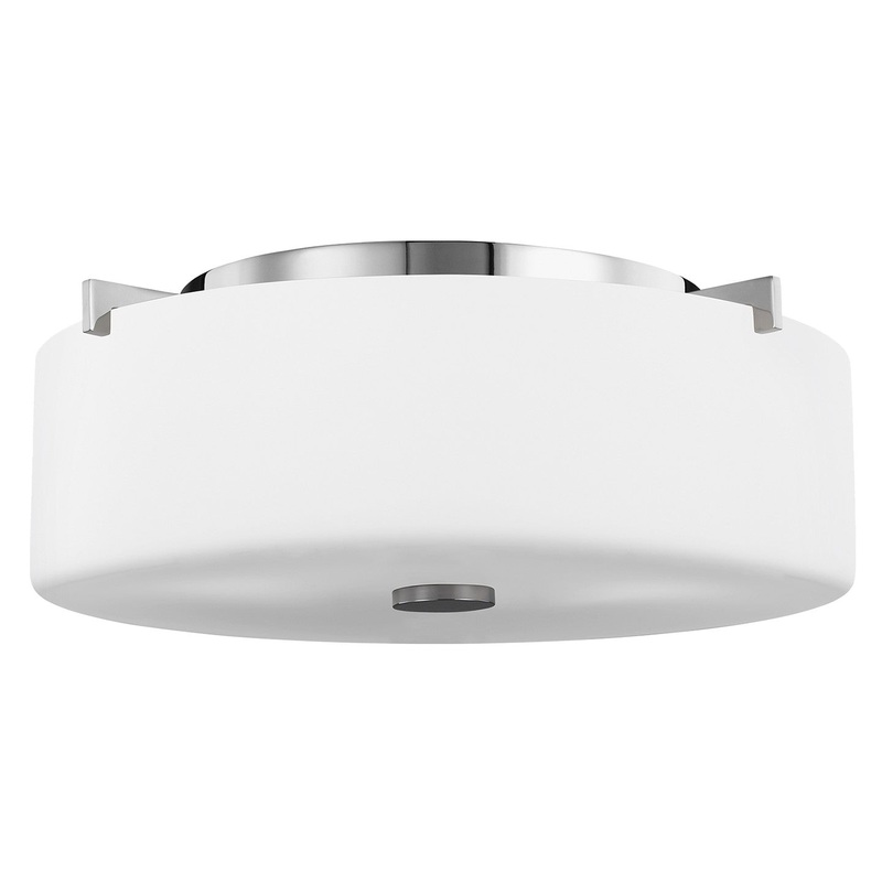 Generation Lighting FM313CH Sunset Drive Two Light Flush Mount, Chrome