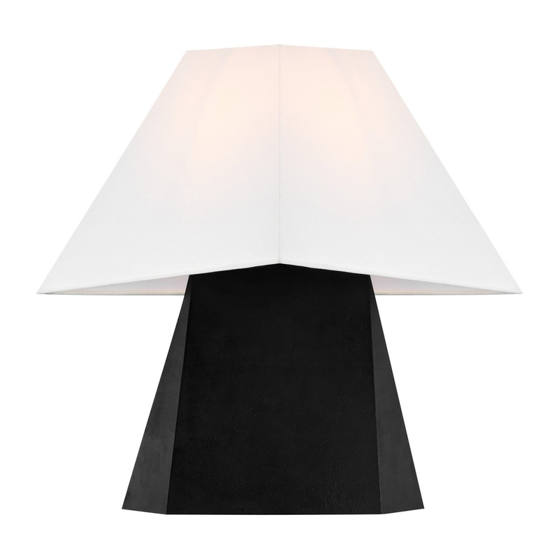Visual Comfort Studio KT1361AI1 Herrero LED Table Lamp, Aged Iron