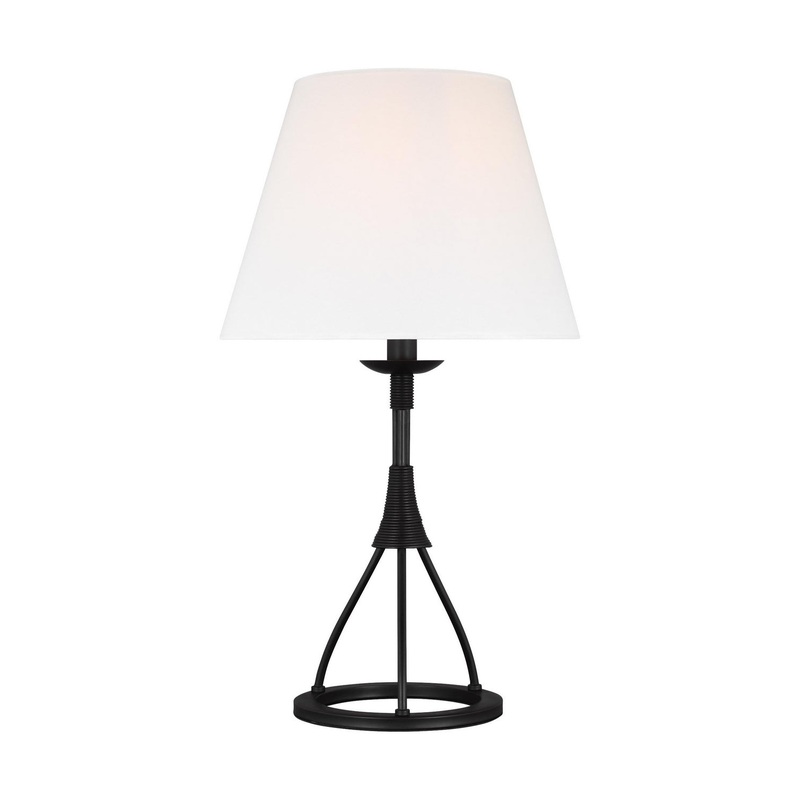 Visual Comfort Studio LT1161AI1 Sullivan One Light Table Lamp, Aged Iron (Discontinued)