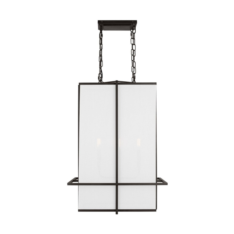 Visual Comfort Studio TFC1014AI Dresden Four Light Chandelier, Aged Iron