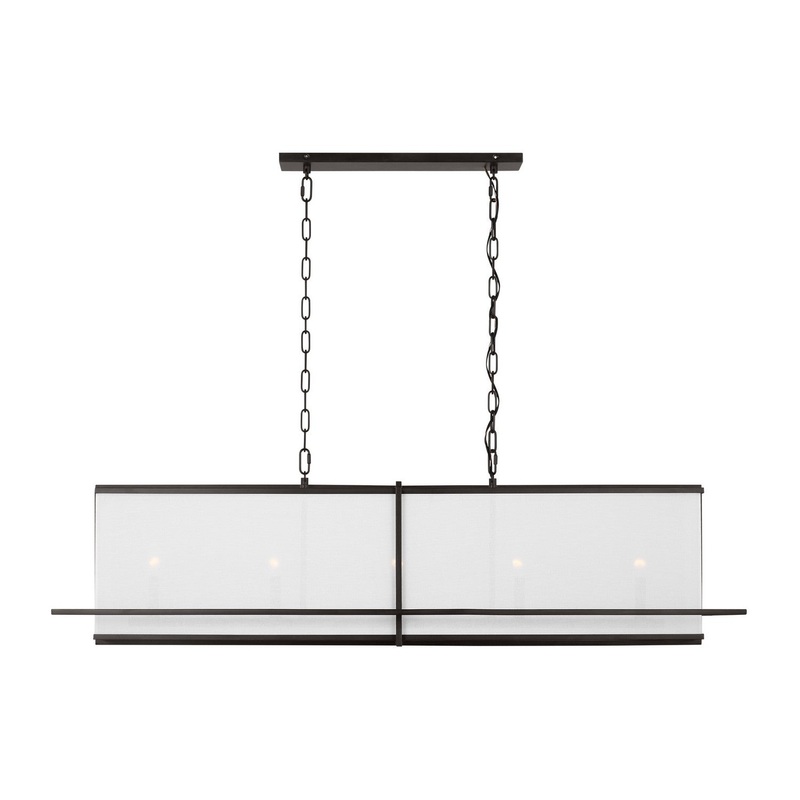 Visual Comfort Studio TFC1025AI Dresden Five Light Chandelier, Aged Iron