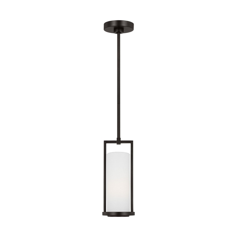 Visual Comfort Studio TFP1011AI Sherwood One Light Pendant, Aged Iron
