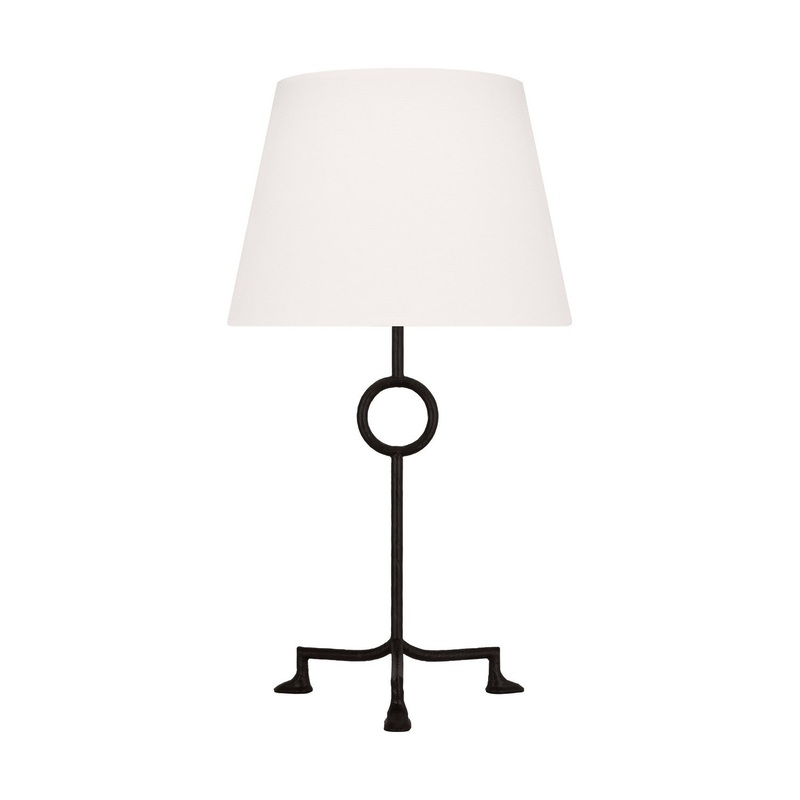 Visual Comfort Studio TFT1021AI1 Montour One Light Table Lamp, Aged Iron