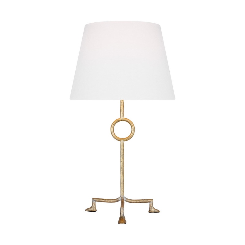 Visual Comfort Studio TFT1021CGD1 Montour One Light Table Lamp, Coastal Gild