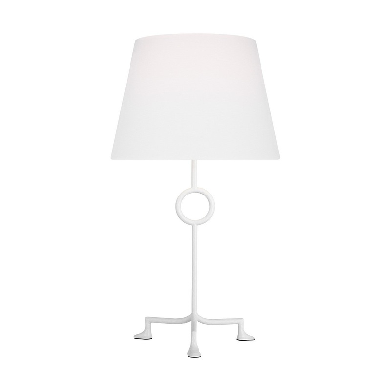 Visual Comfort Studio TFT1021MWT1 Montour One Light Table Lamp, Matte White