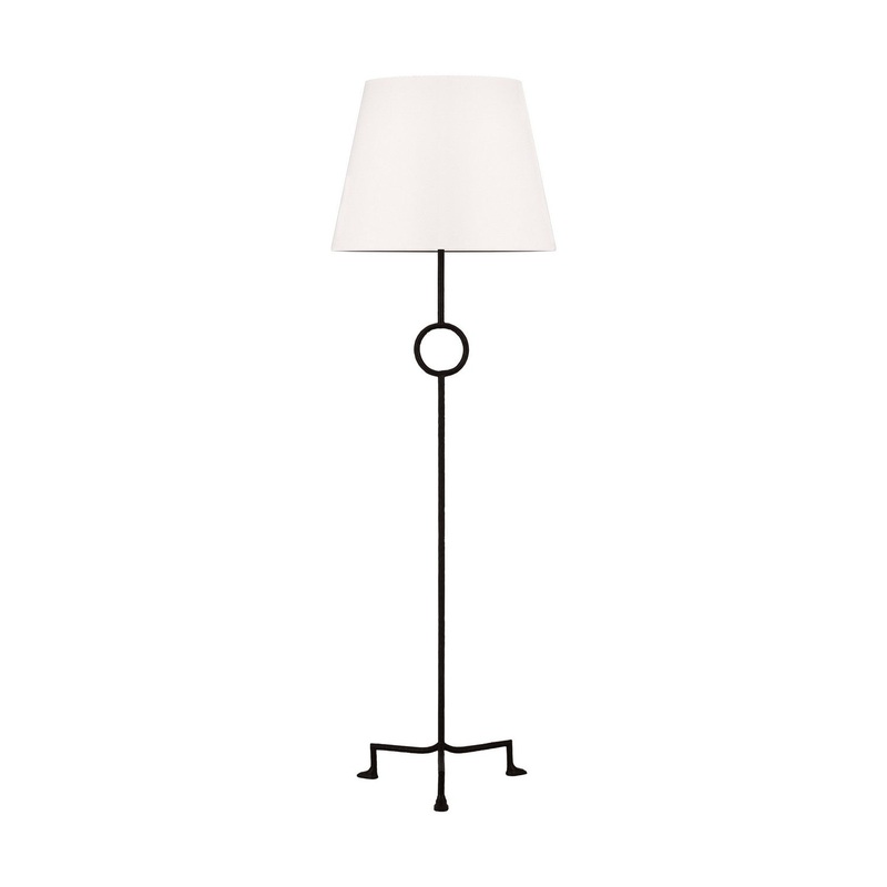 Visual Comfort Studio TFT1031AI1 Montour One Light Floor Lamp, Aged Iron