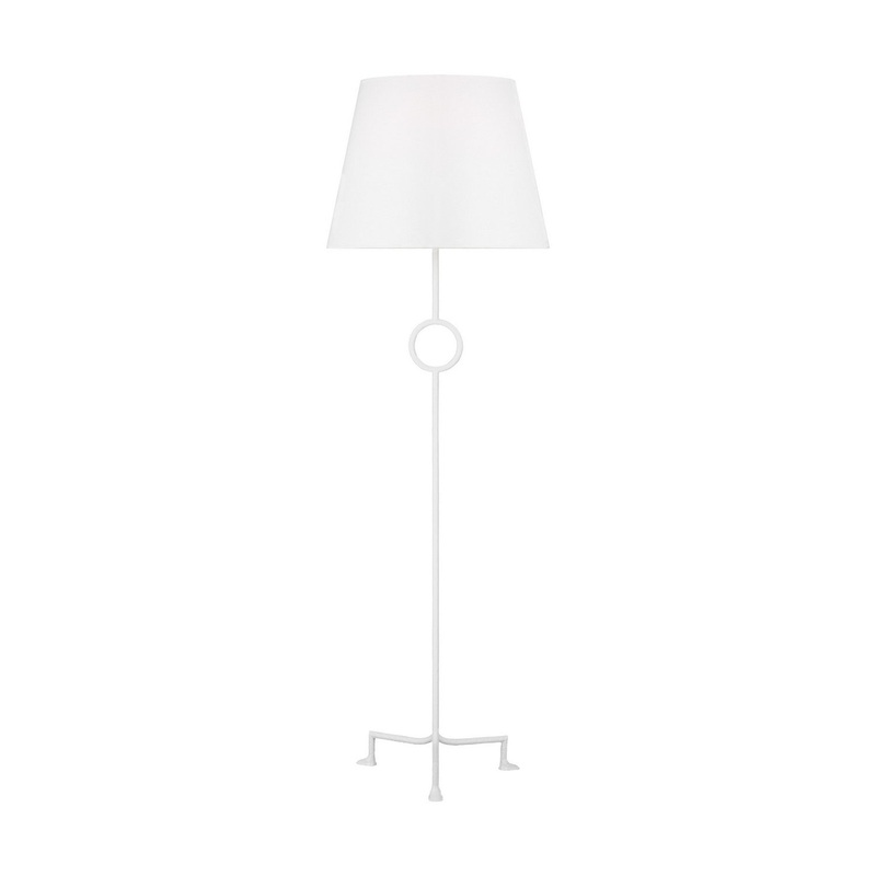 Visual Comfort Studio TFT1031MWT1 Montour One Light Floor Lamp, Matte White