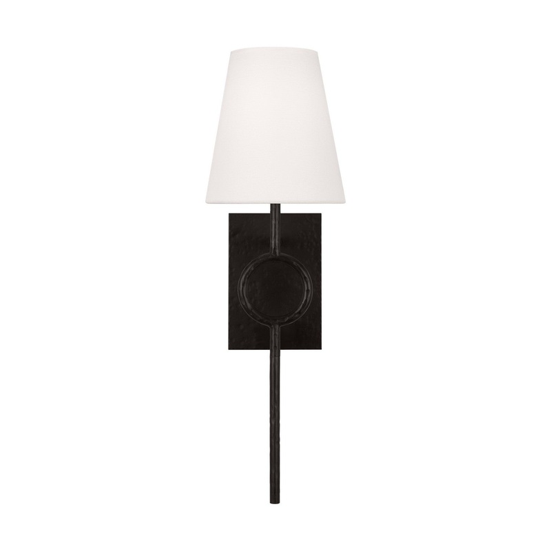 Visual Comfort Studio TFW1021AI Montour One Light Wall Sconce, Aged Iron