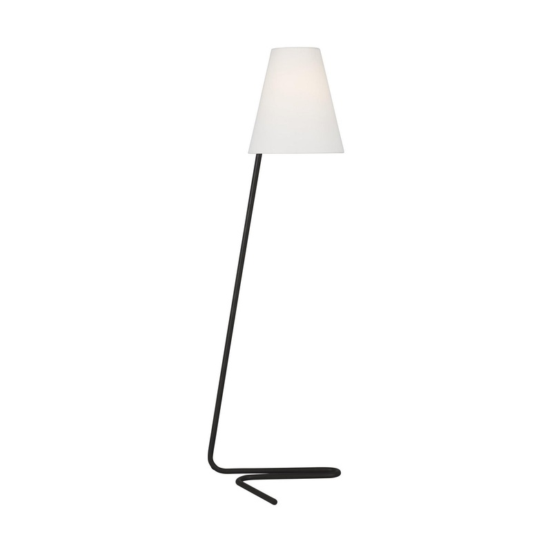 Visual Comfort Studio TT1181AI1 Jaxon One Light Floor Lamp, Aged Iron (Discontinued)