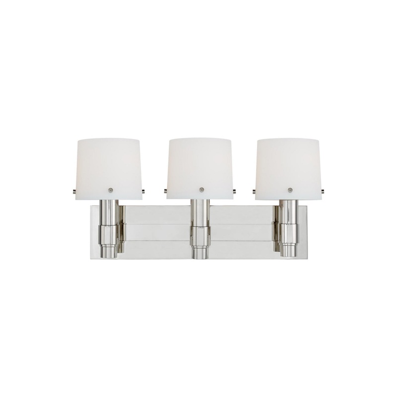 Visual Comfort Studio TV1083PN Palma Three Light Vanity, Polished Nickel (Discontinued)