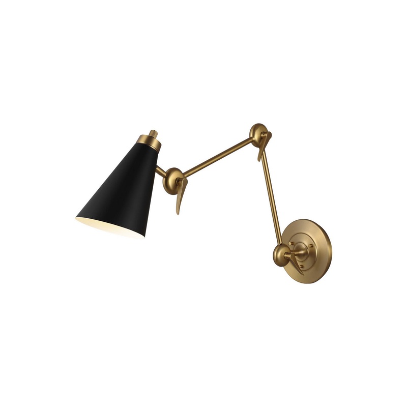 Visual Comfort Studio TW1101BBS Signoret One Light Wall Sconce, Burnished Brass