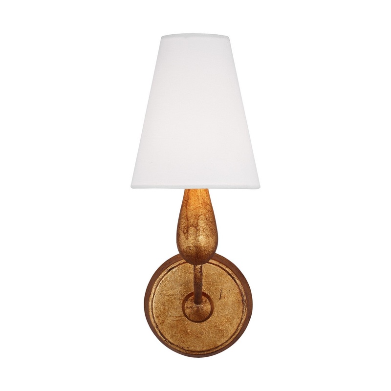 Visual Comfort Studio TW1161ADB Ziba One Light Bath Vanity, Antique Gild