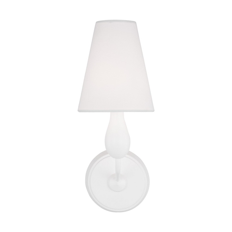 Visual Comfort Studio TW1161MWT Ziba One Light Bath Vanity, Matte White