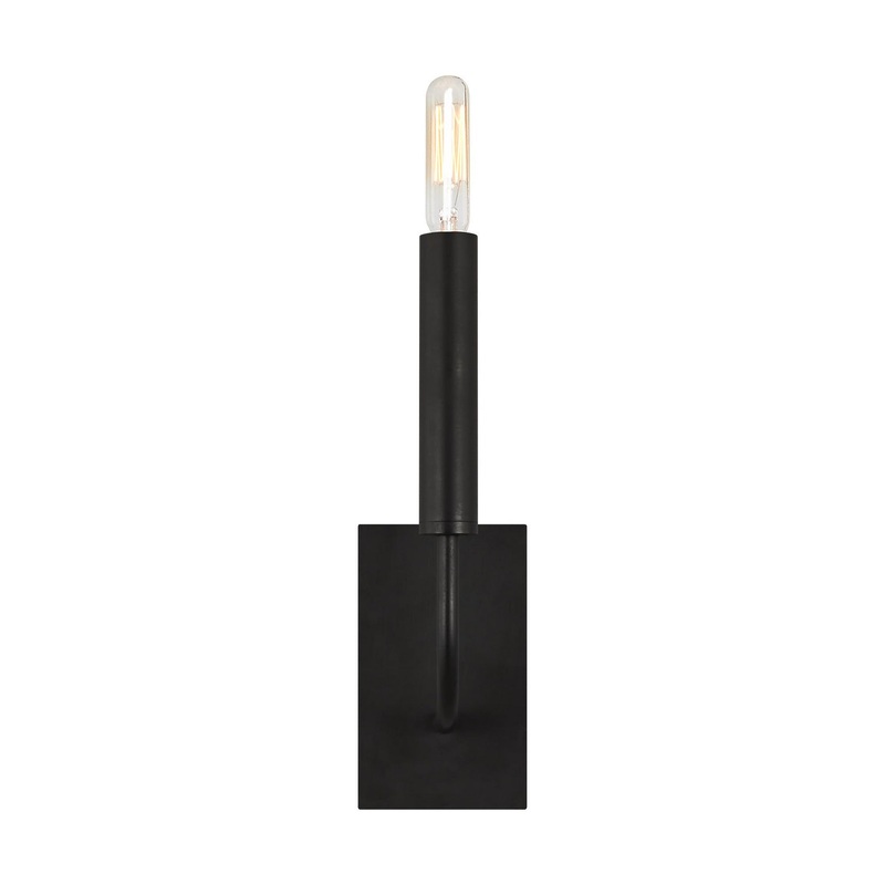 Visual Comfort Studio EW1001AI Brianna One Light Wall Sconce, Aged Iron