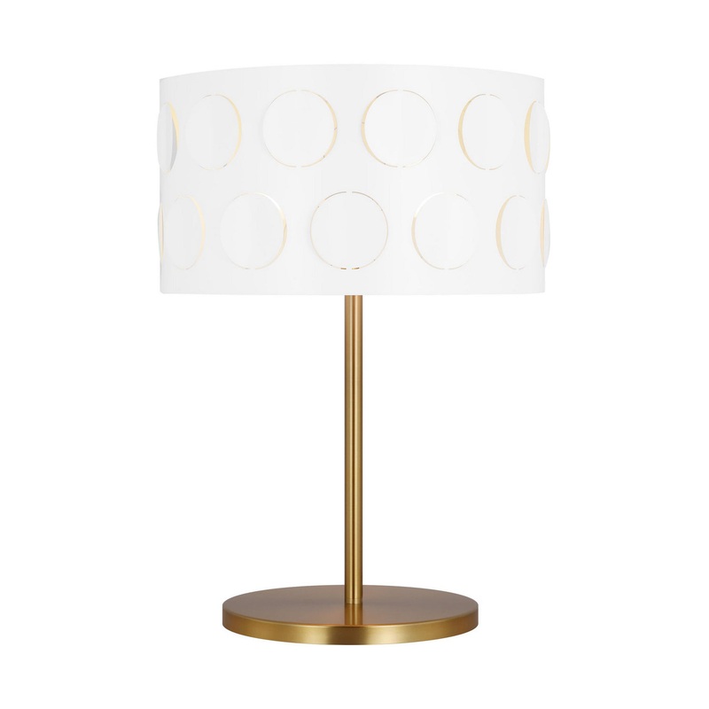 Visual Comfort Studio KST1002BBS1 Dottie Two Light Desk Lamp, Burnished Brass (Discontinued)