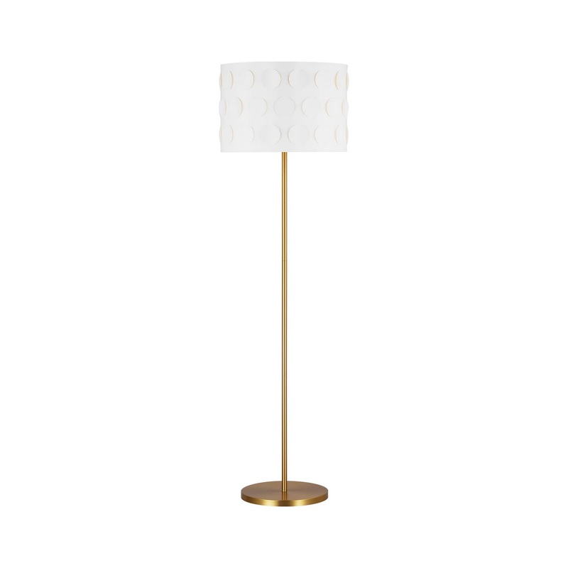Visual Comfort Studio KST1011BBS1 Dottie One Light Floor Lamp, Burnished Brass (Discontinued)