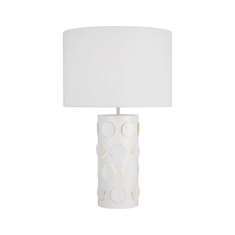 Visual Comfort Studio KST1022MWT1 Dottie Two Light Table Lamp, Matte White