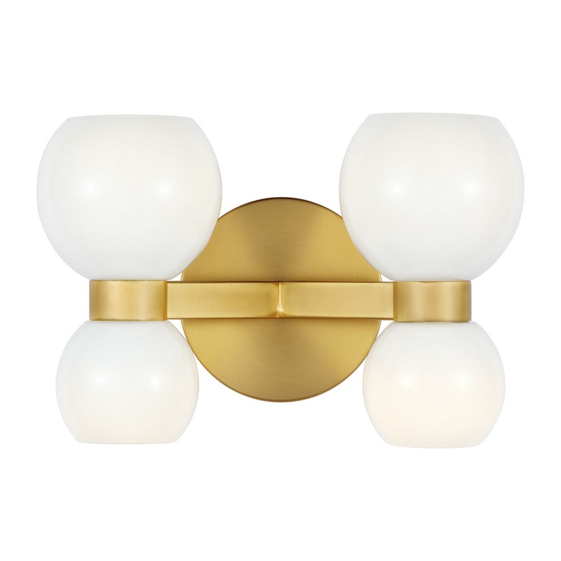 Visual Comfort Studio KSW1034BBSMG Londyn Four Light Wall Sconce, Burnished Brass (Discontinued)