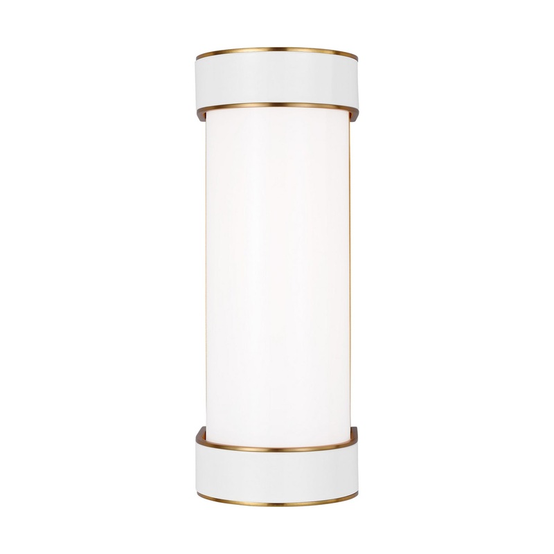 Visual Comfort Studio KSW1051BBSGW Monroe LED Vanity, Burnished Brass (Discontinued)