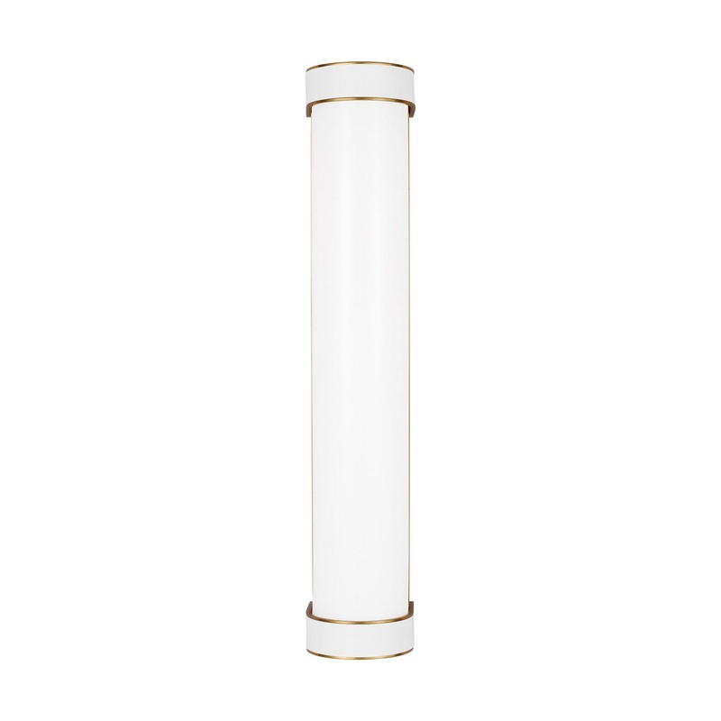 Visual Comfort Studio KSW1071BBSGW Monroe LED Vanity, Burnished Brass