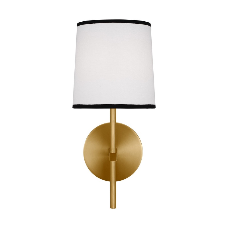 Visual Comfort Studio KSW1121BBS Ellison One Light Bath Vanity, Burnished Brass