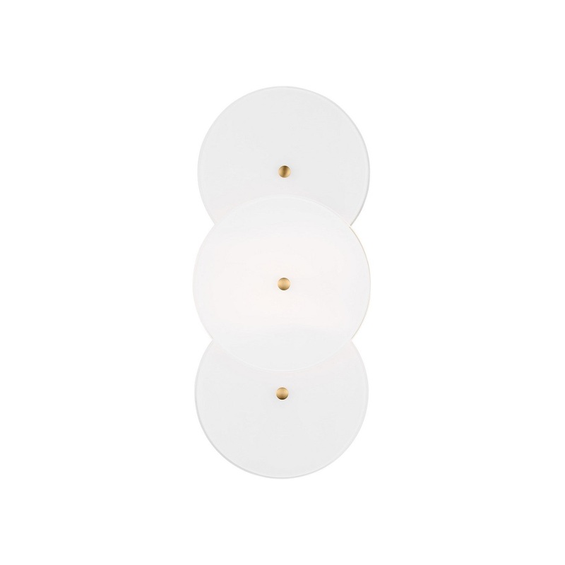 Visual Comfort Studio KSW1132BBS Emery Two Light Wall Sconce, Burnished Brass