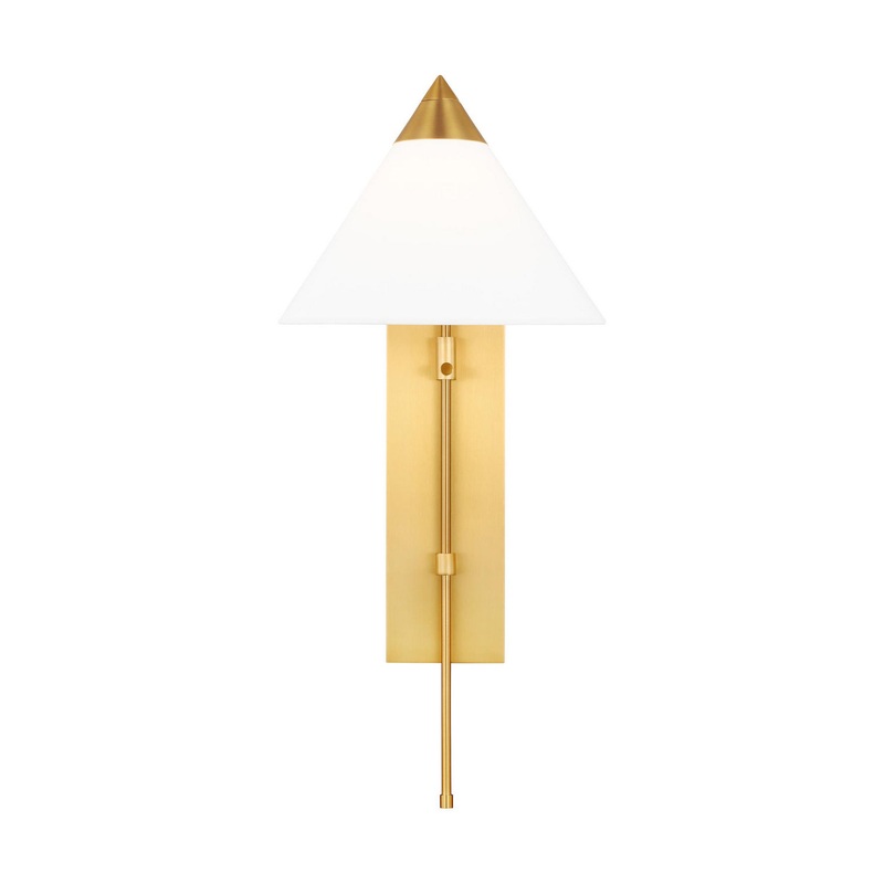 Visual Comfort Studio KWL1121BBS Franklin One Light Wall Sconce, Burnished Brass
