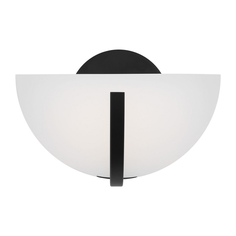 Visual Comfort Studio KWL1131MBK Nido One Light Wall Sconce, Midnight Black