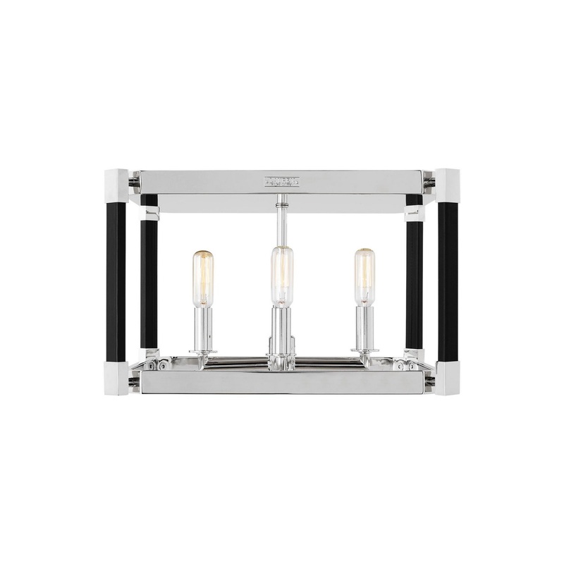Visual Comfort Studio LF1034PN Hadley Four Light Flush Mount, Polished Nickel (Discontinued)