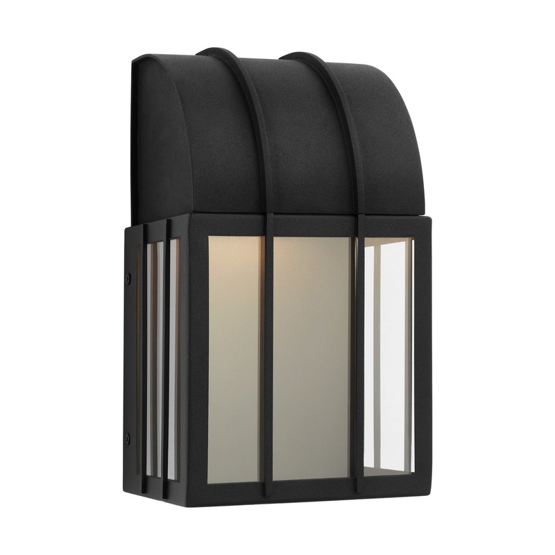 Visual Comfort Studio LO1031TXB-L1 Veronica LED Wall Lantern, Textured Black