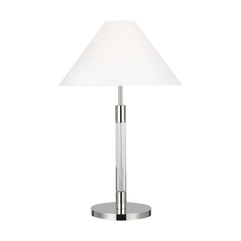 Visual Comfort Studio LT1041PN1 Robert One Light Buffet Lamp, Polished Nickel (Discontinued)