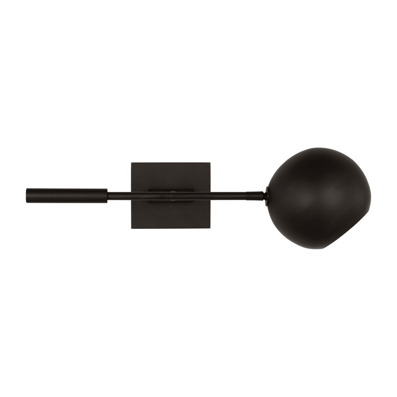 Visual Comfort Studio LXW1001AI Chaumont One Light Wall Sconce, Aged Iron