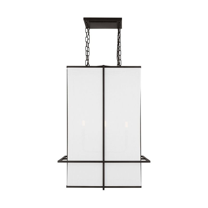Visual Comfort Studio TFC1004AI Dresden Four Light Chandelier, Aged Iron