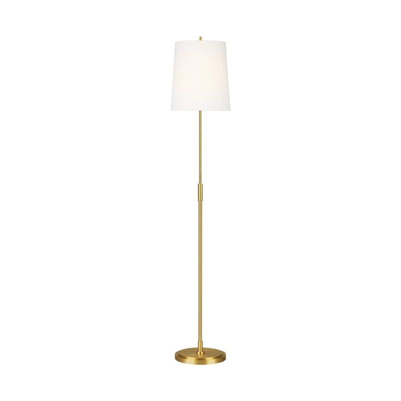 Visual Comfort Studio TT1031BBS1 Beckham Classic One Light Floor Lamp, Burnished Brass