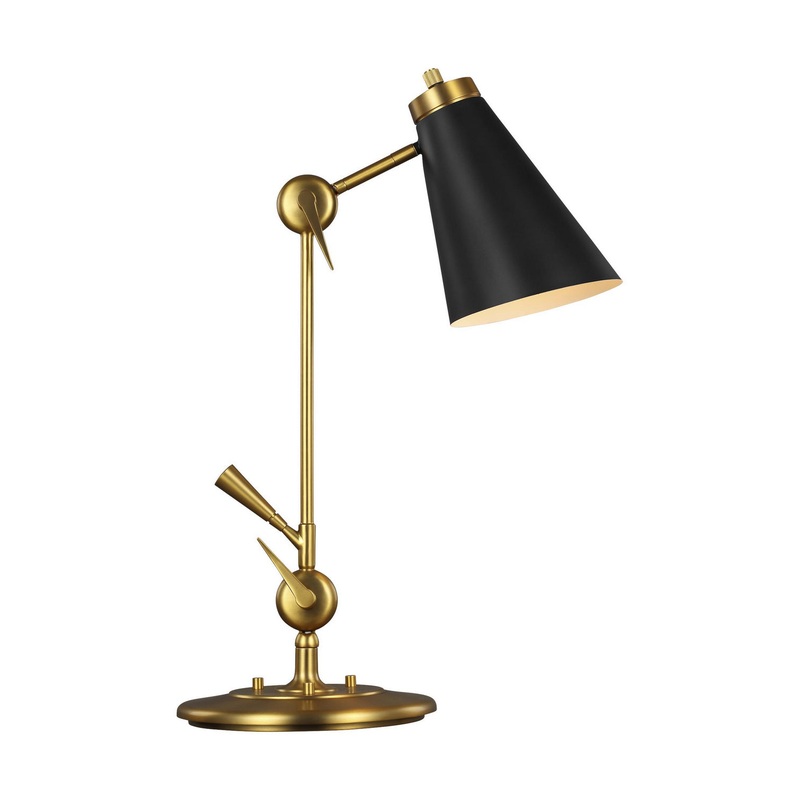 Visual Comfort Studio TT1061BBS1 Signoret One Light Table Lamp, Burnished Brass (Discontinued)
