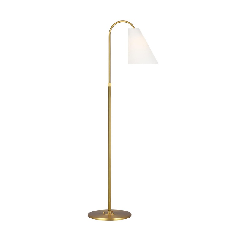 Visual Comfort Studio TT1071BBS1 Signoret One Light Floor Lamp, Burnished Brass