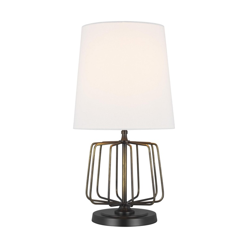 Visual Comfort Studio TT1121AB1 Milo One Light Table Lamp, Atelier Brass (Discontinued)