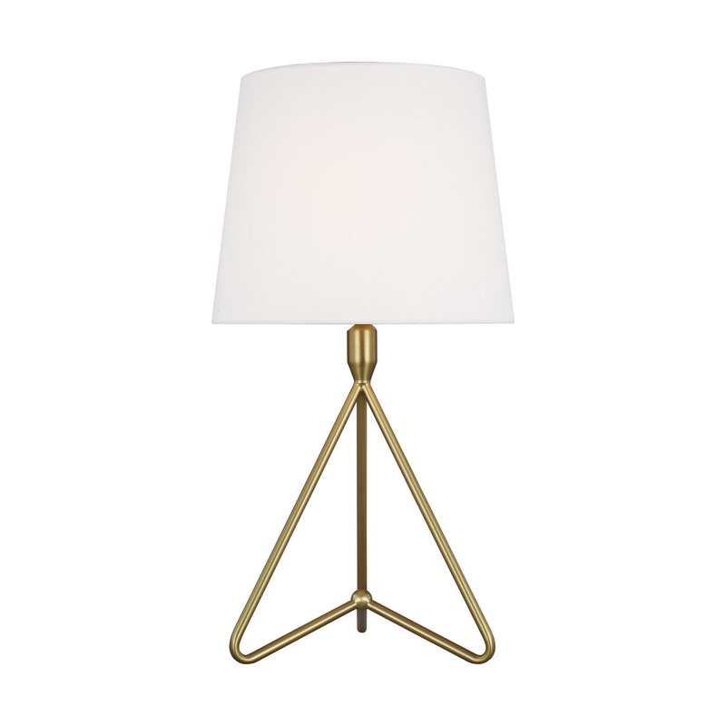 Visual Comfort Studio TT1141BBS1 Dylan One Light Table Lamp, Burnished Brass (Discontinued)