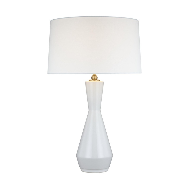 Visual Comfort Studio TT1221SIV1 Jens One Light Table Lamp, Soft Ivory