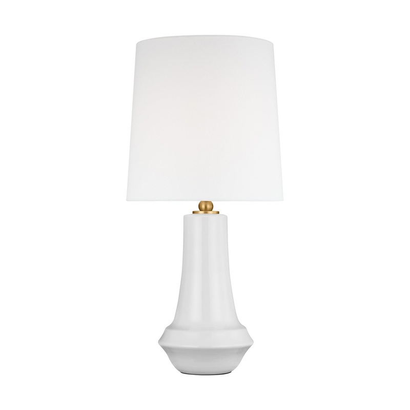 Visual Comfort Studio TT1231NWH1 Jenna LED Table Lamp, New White